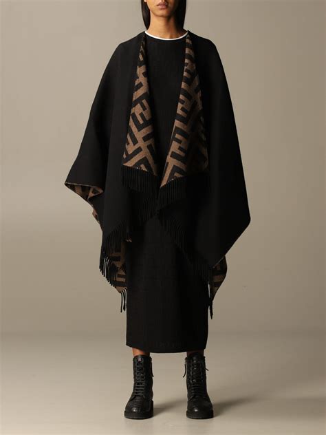 fendi logo cape|fendi cape sale.